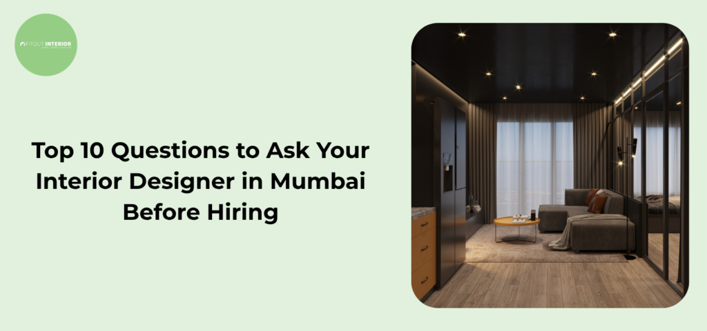 Client discussing design plans with an interior designer in Mumbai for home interior project